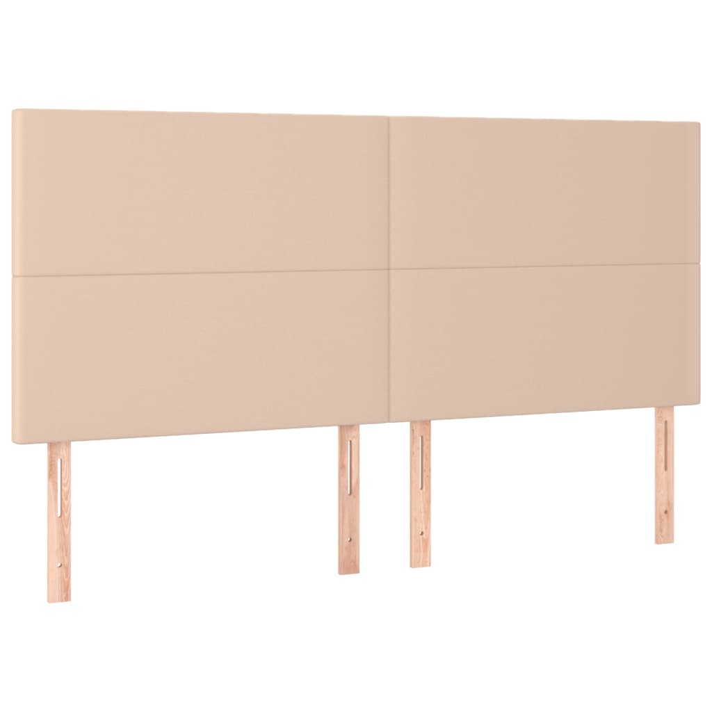 Kopfteil Cappuccino 180x5x118/128 cm Kunstleder