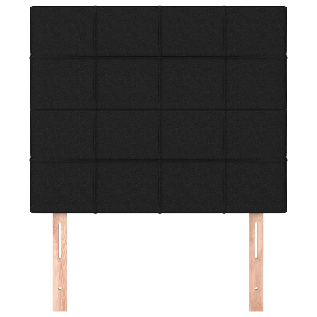 Kopfteil Schwarz 100 x 5 x 118/128 cm Stoff