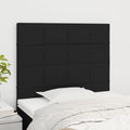Kopfteil Schwarz 100 x 5 x 118/128 cm Stoff