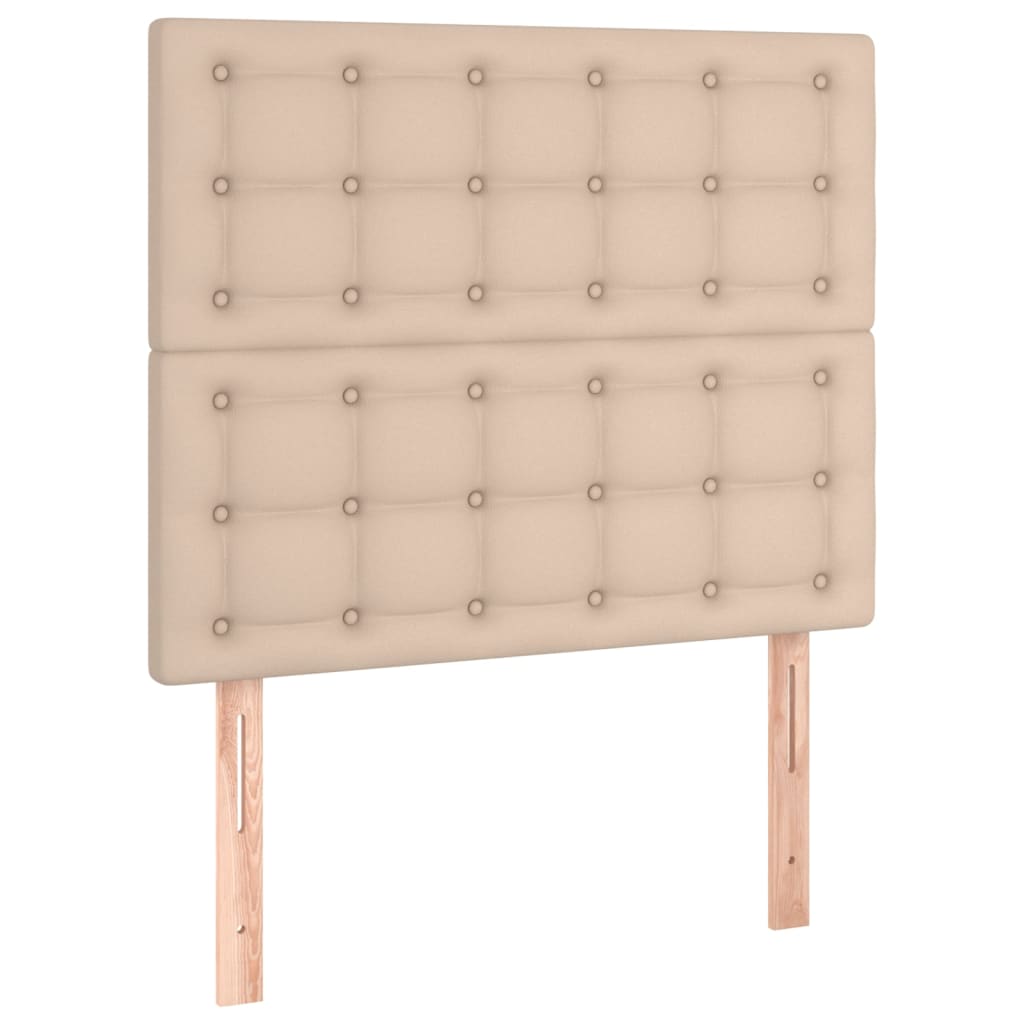 Kopfteil Cappuccino 100x5x118/128 cm Kunstleder