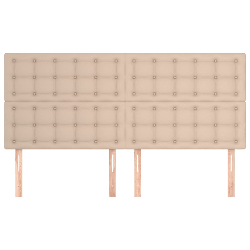 Kopfteil Cappuccino 180x5x118/128 cm Kunstleder