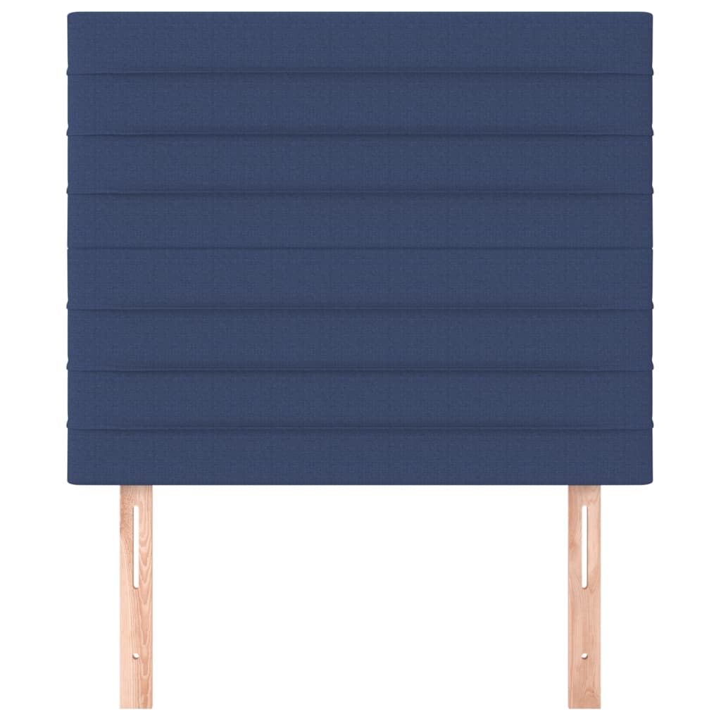 Kopfteil Blau 90x5x118/128 cm Stoff