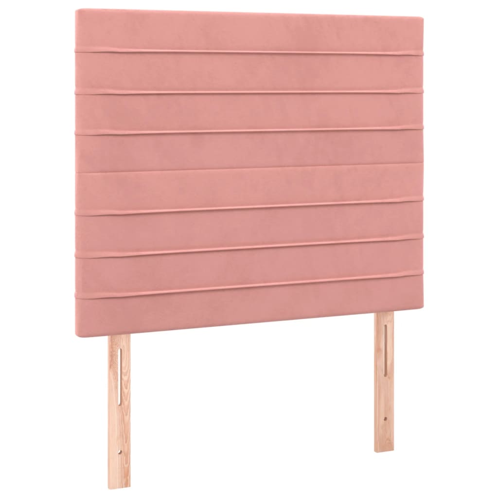 Kopfteil Rosa 90x5x118/128 cm Samt