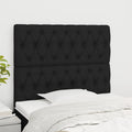 Kopfteil Schwarz 100 x 7 x 118/128 cm Stoff