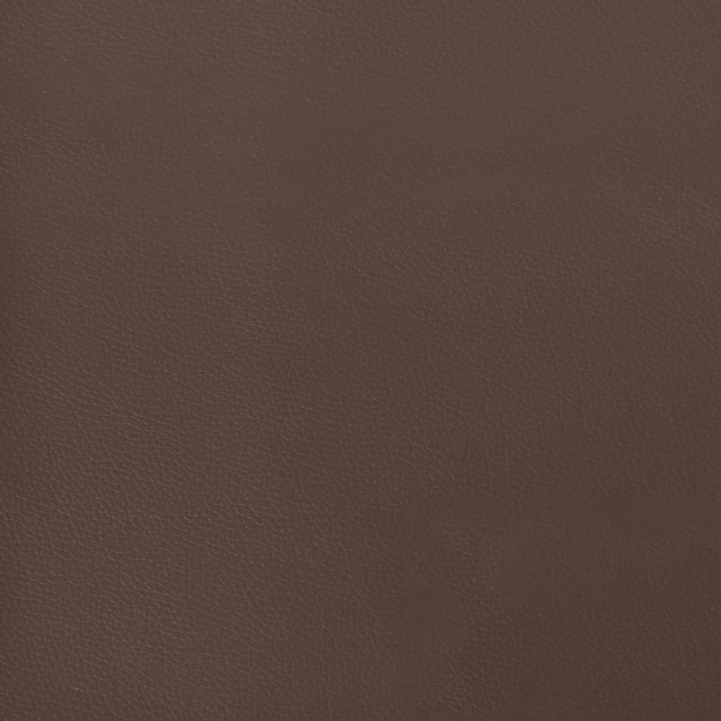 Kopfteil mit Ohren Dunkelbraun 103x23x118/128 cm Stoff