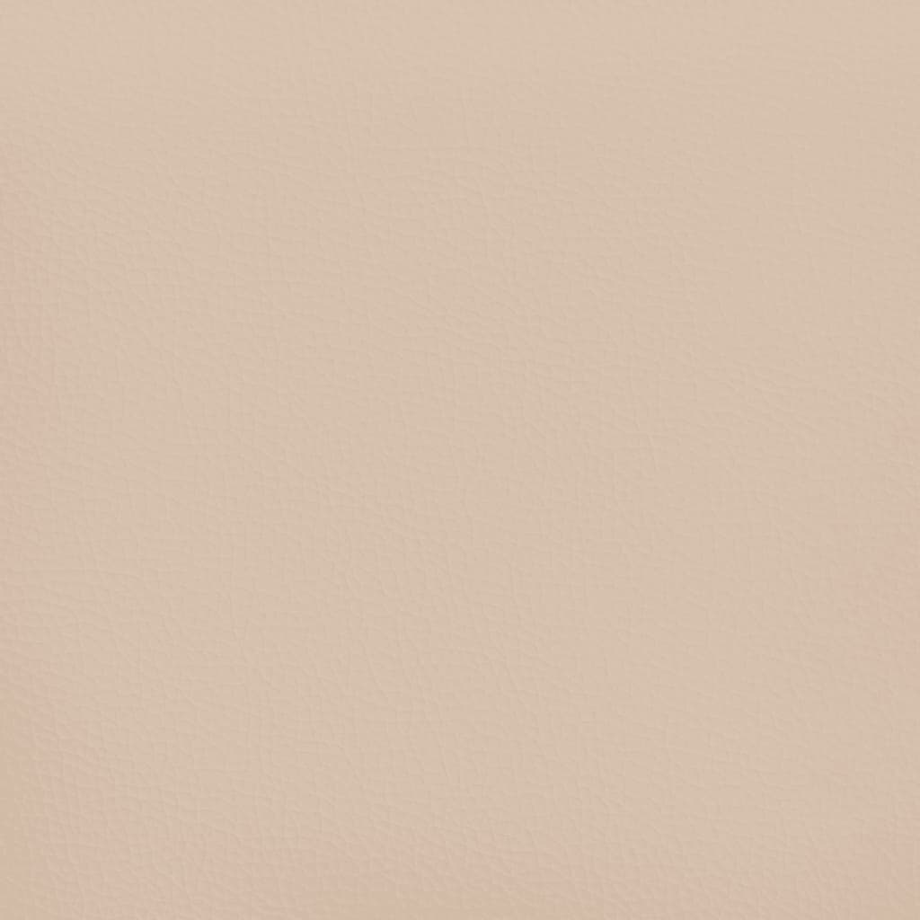 Kopfteil mit Ohren Cappuccino-Braun 163x16x78/88 cm Kunstleder