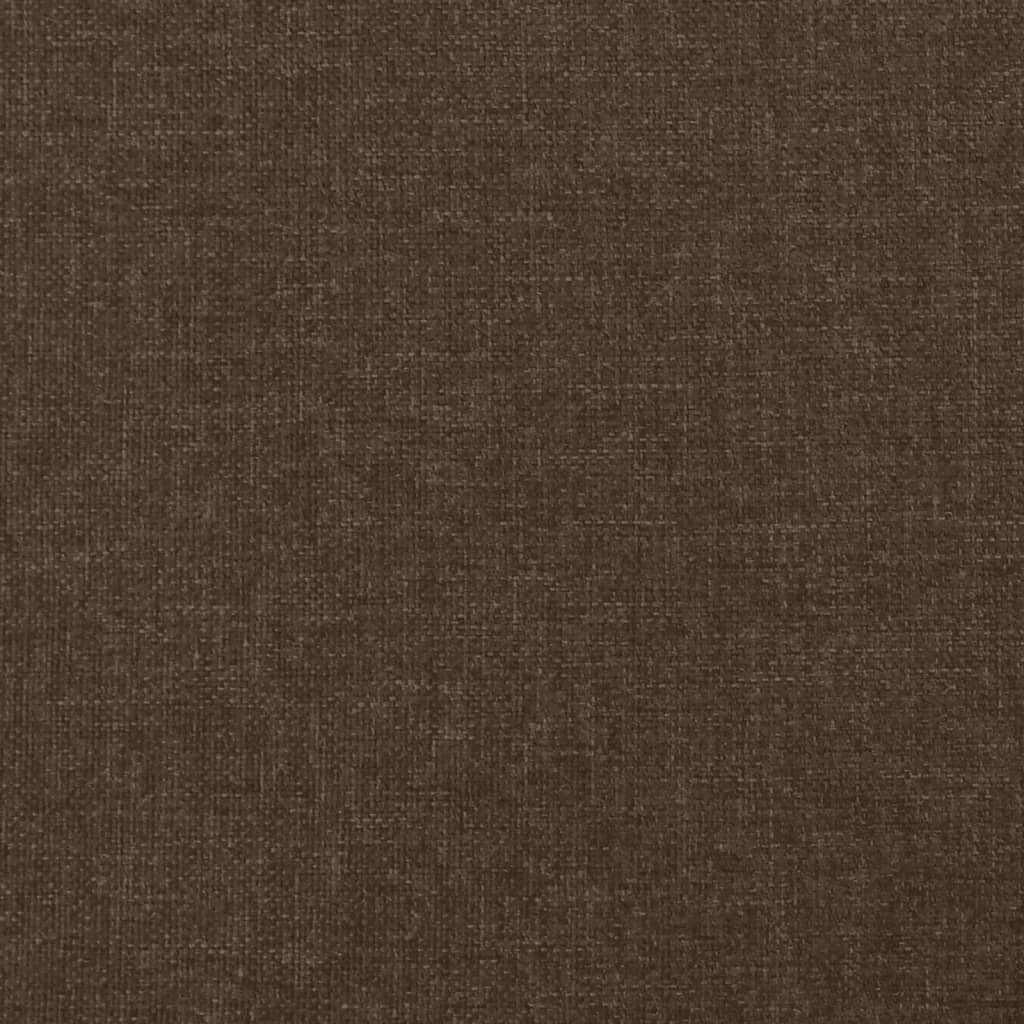 Kopfteil mit Ohren Dunkelbraun 103x16x78/88 cm Stoff