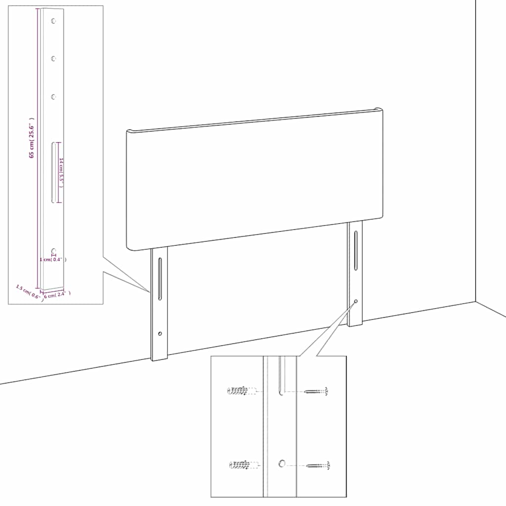 Kopfteil mit Ohren Dunkelgrün 163x16x118/128 cm Samt