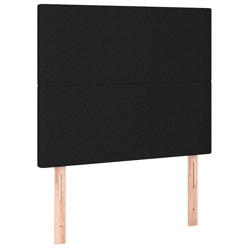 Bettgestell ohne Matratze Schwarz 100x200 cm Stoff