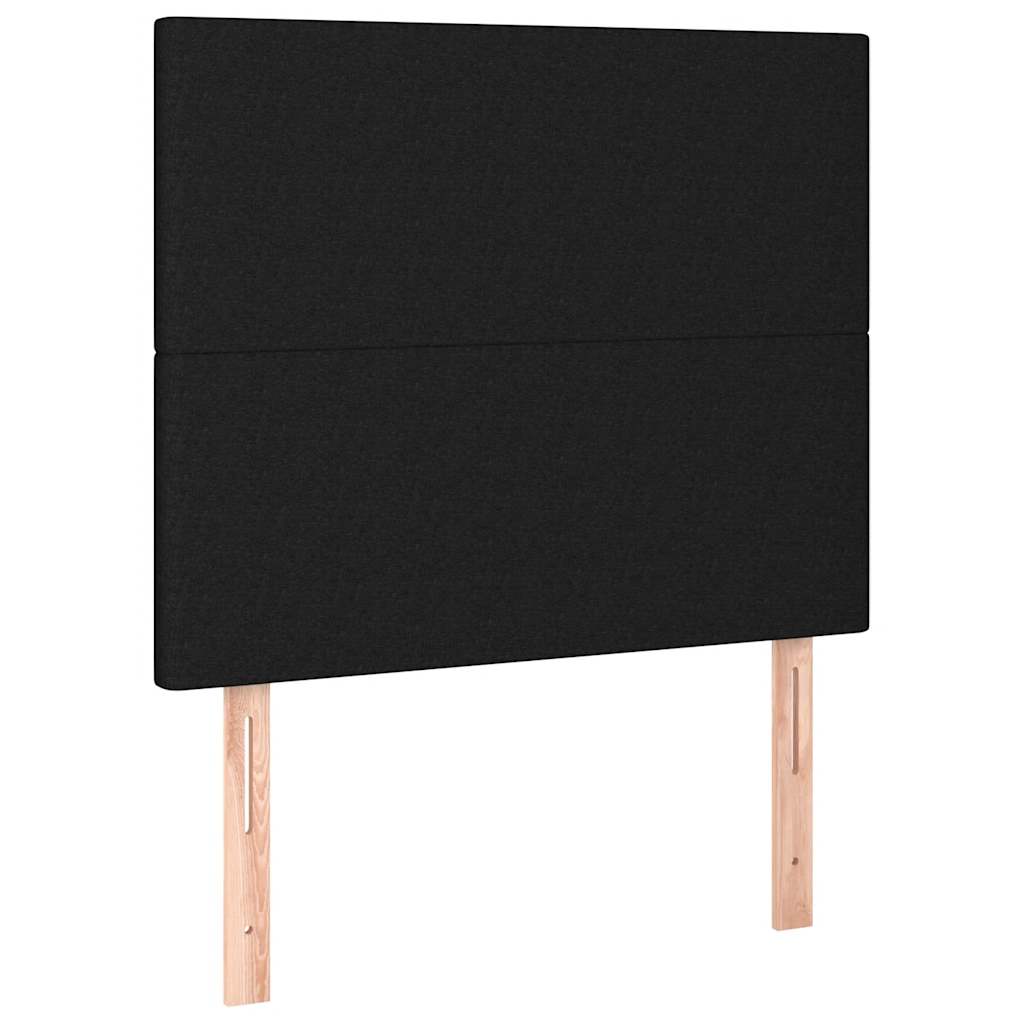 Bettgestell ohne Matratze Schwarz 120x200 cm Stoff