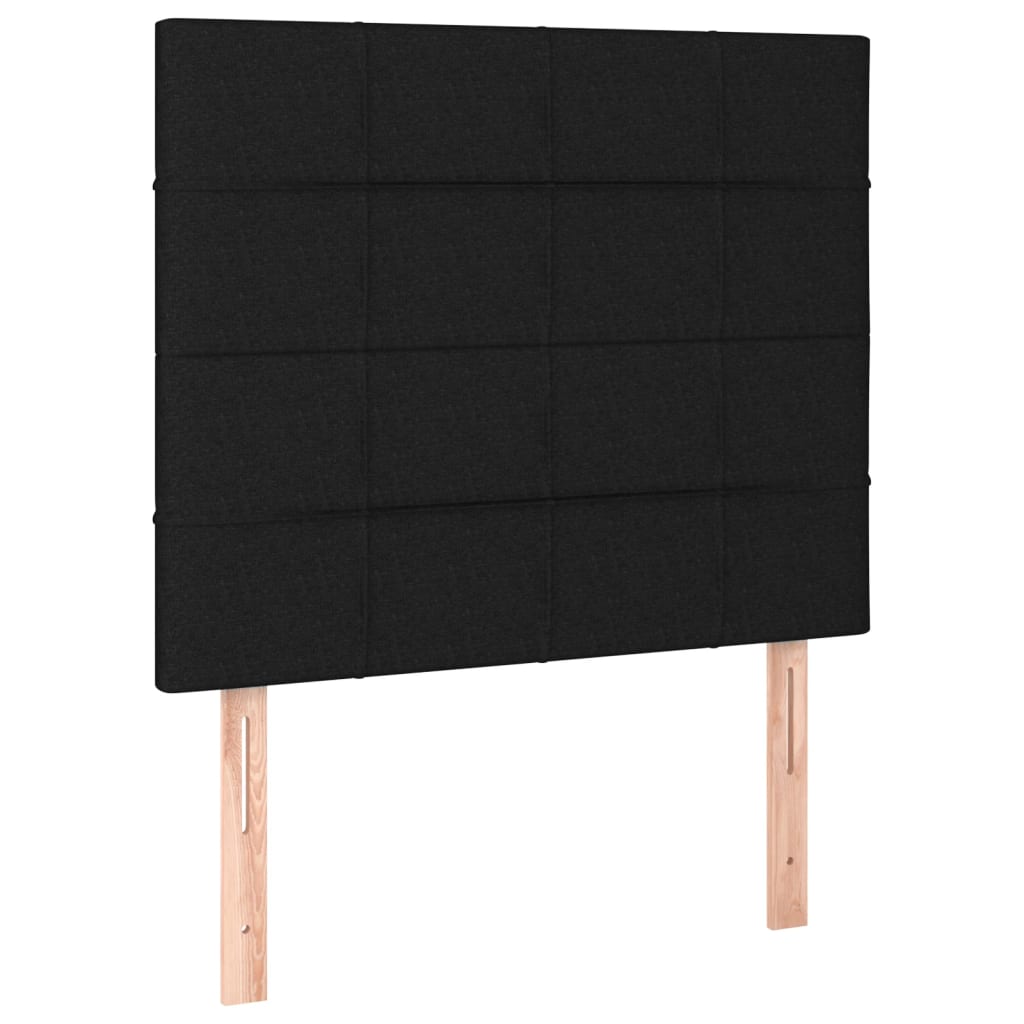 Bettgestell ohne Matratze Schwarz 120x200 cm Stoff
