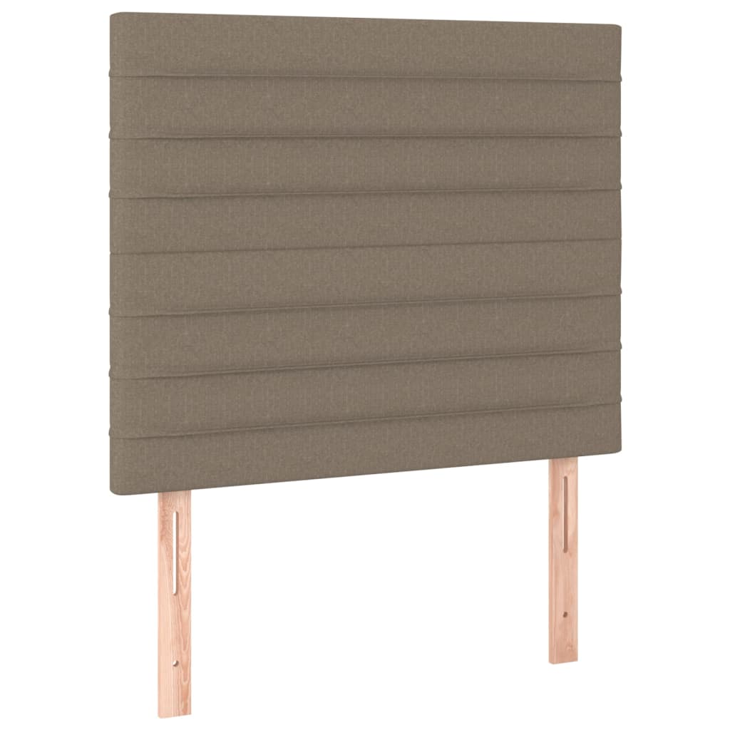 Bettgestell ohne Matratze Taupe 120x200 cm Stoff