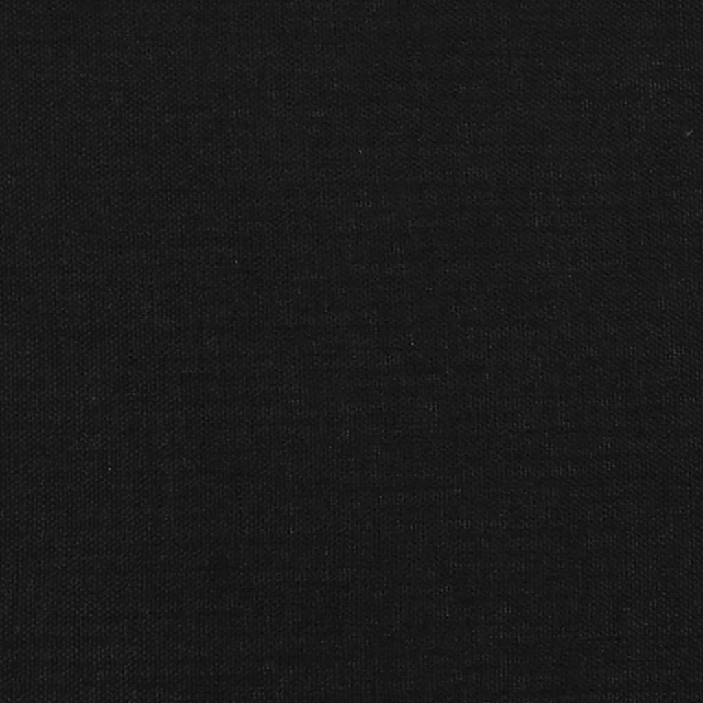 Bettgestell ohne Matratze Schwarz 140x190 cm Stoff