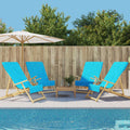 Strandtücher 4 Stk. Türkis 60x135 cm Stoff 400 GSM