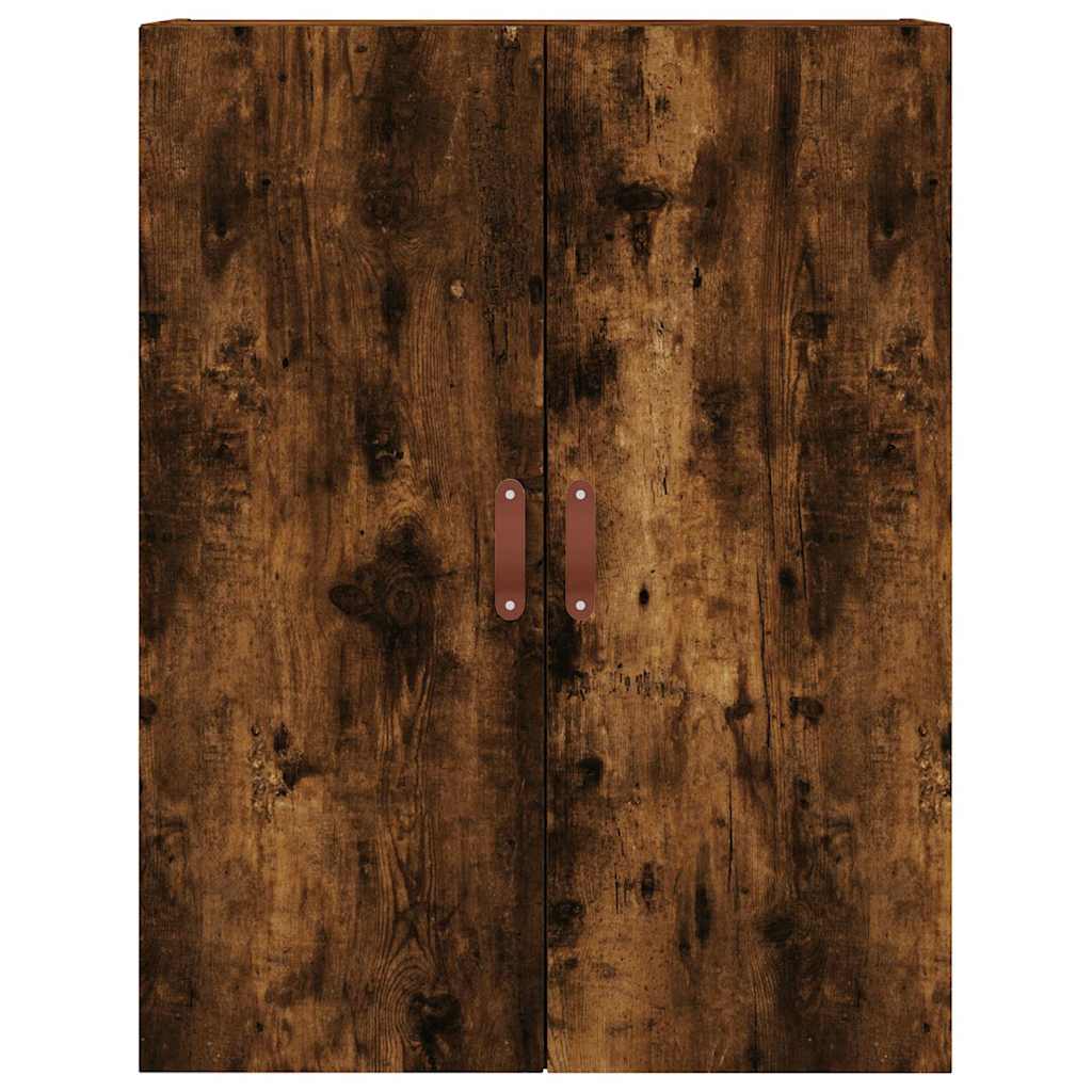 Wandschränke 2 Stk. Räuchereiche 69,5x34x90 cm