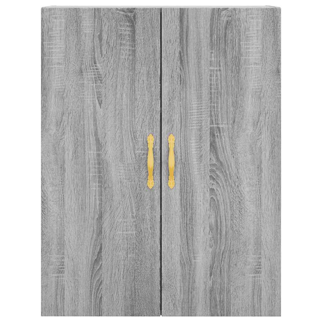 Wandschränke 2 Stk. Grau Sonoma 69,5x34x90 cm