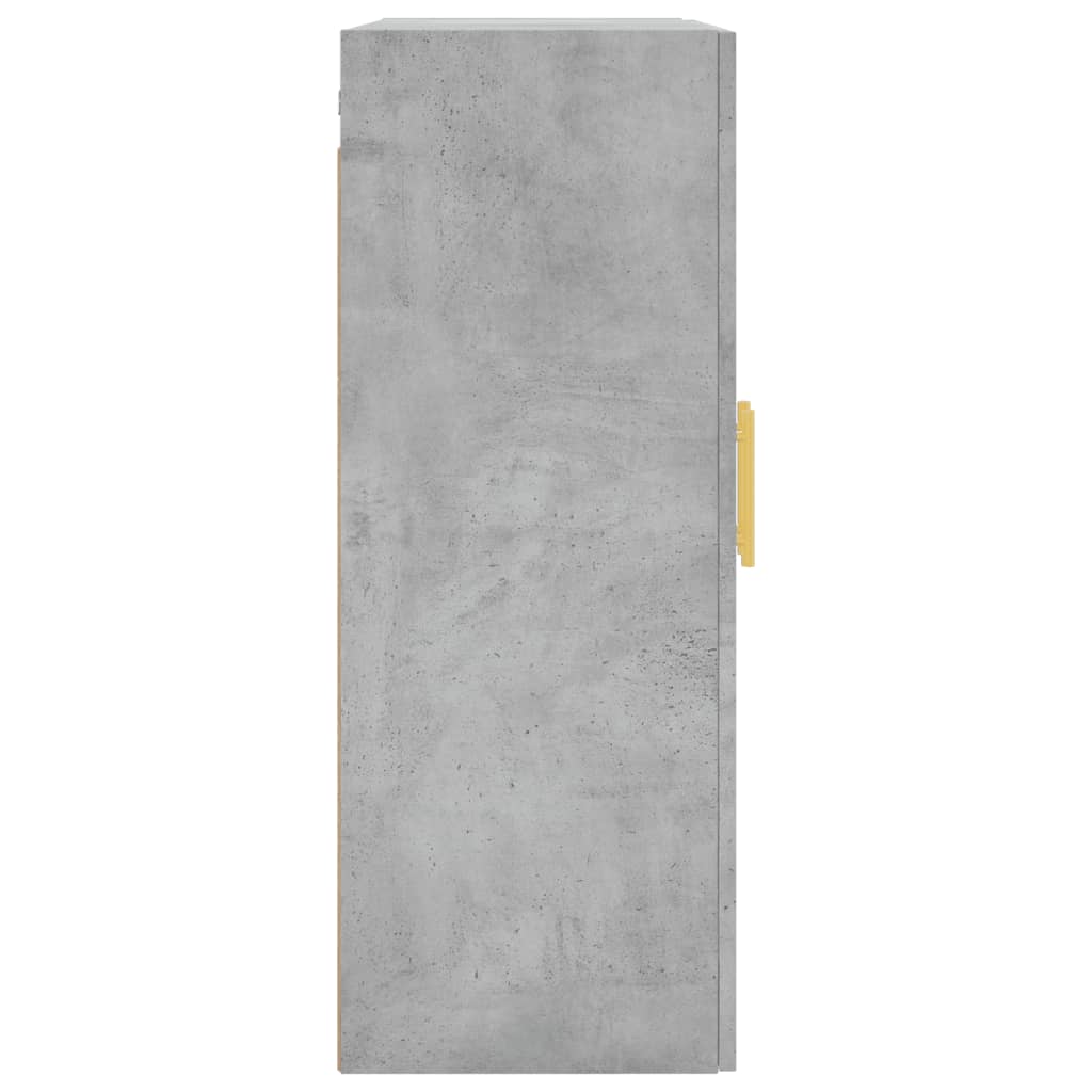 Wandschränke 2 Stk. Betongrau 69,5x34x90 cm