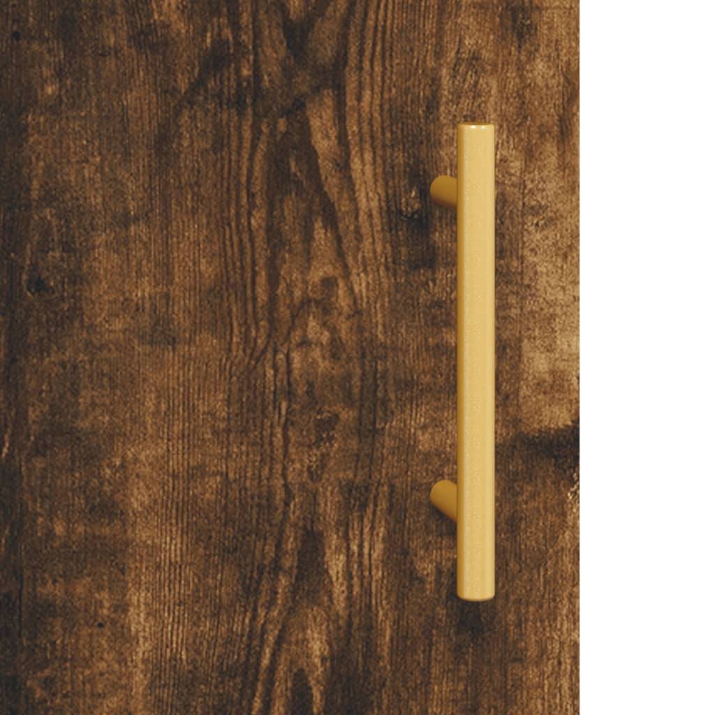 Wandschränke 2 Stk. Räuchereiche 69,5x34x90 cm