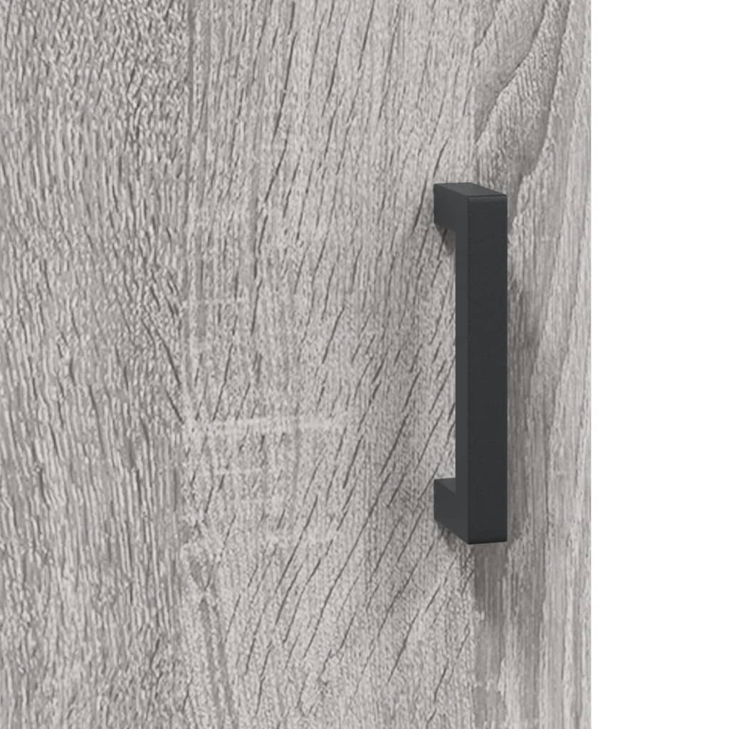Wandschränke 2 Stk. Grau Sonoma 69,5x34x90 cm