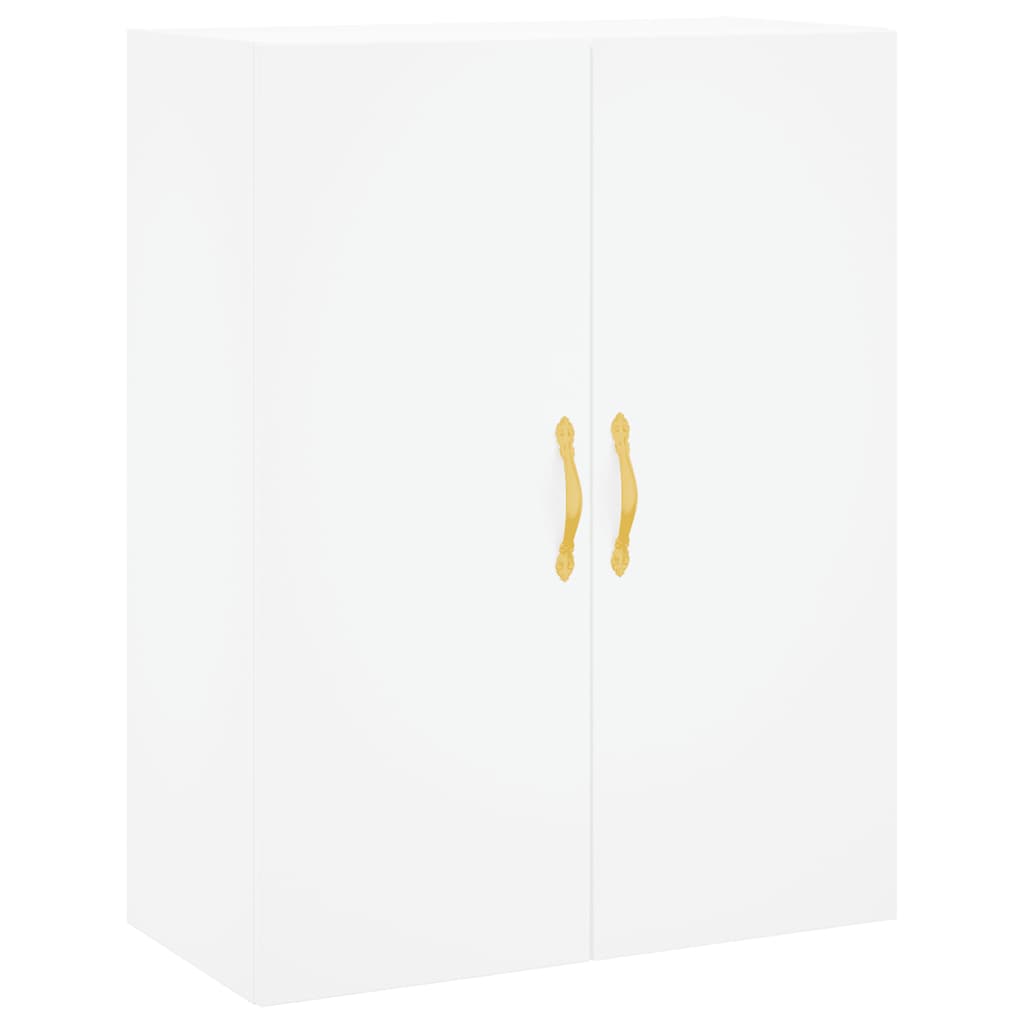 Highboard Weiß 69,5x34x180 cm Holzwerkstoff