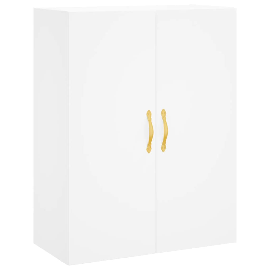 Highboard Weiß 69,5x34x180 cm Holzwerkstoff