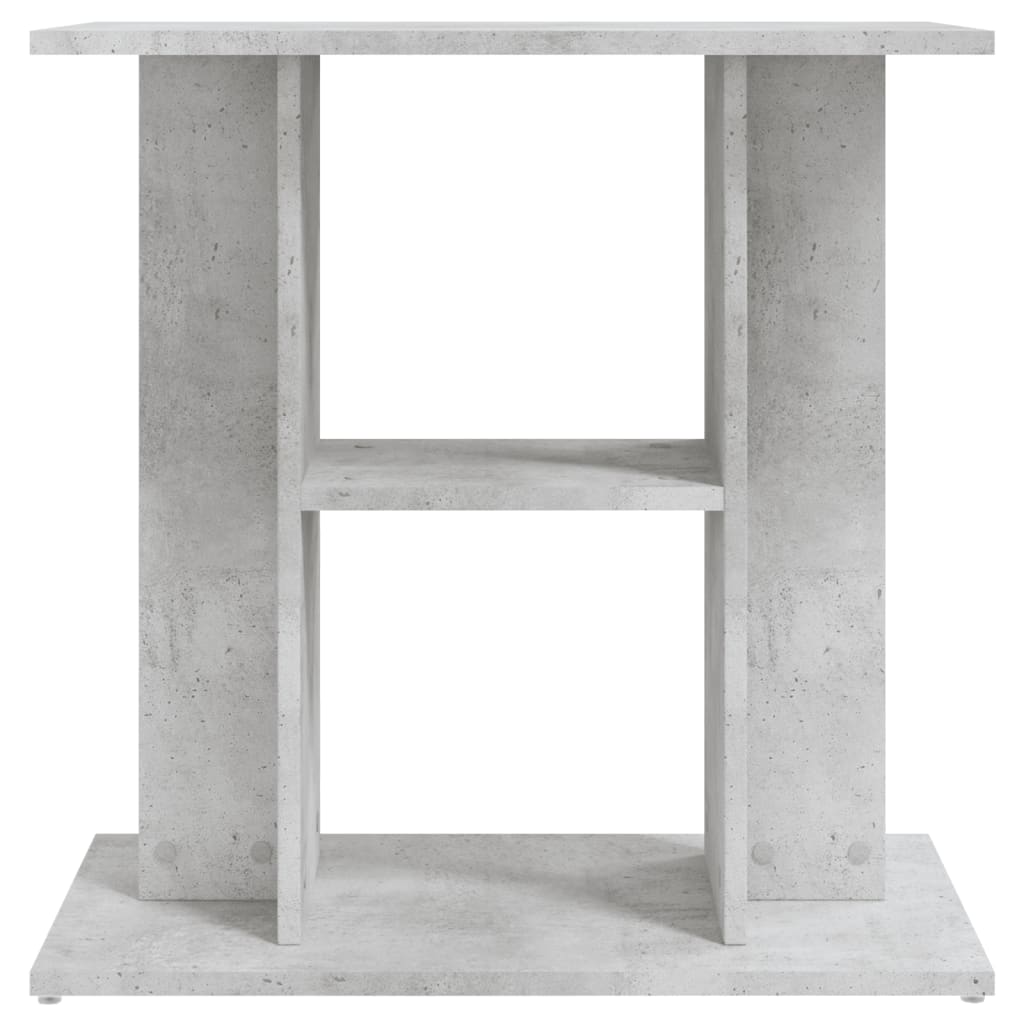 Aquariumständer Betongrau 60 x 30 x 60 cm Holzwerkstoff