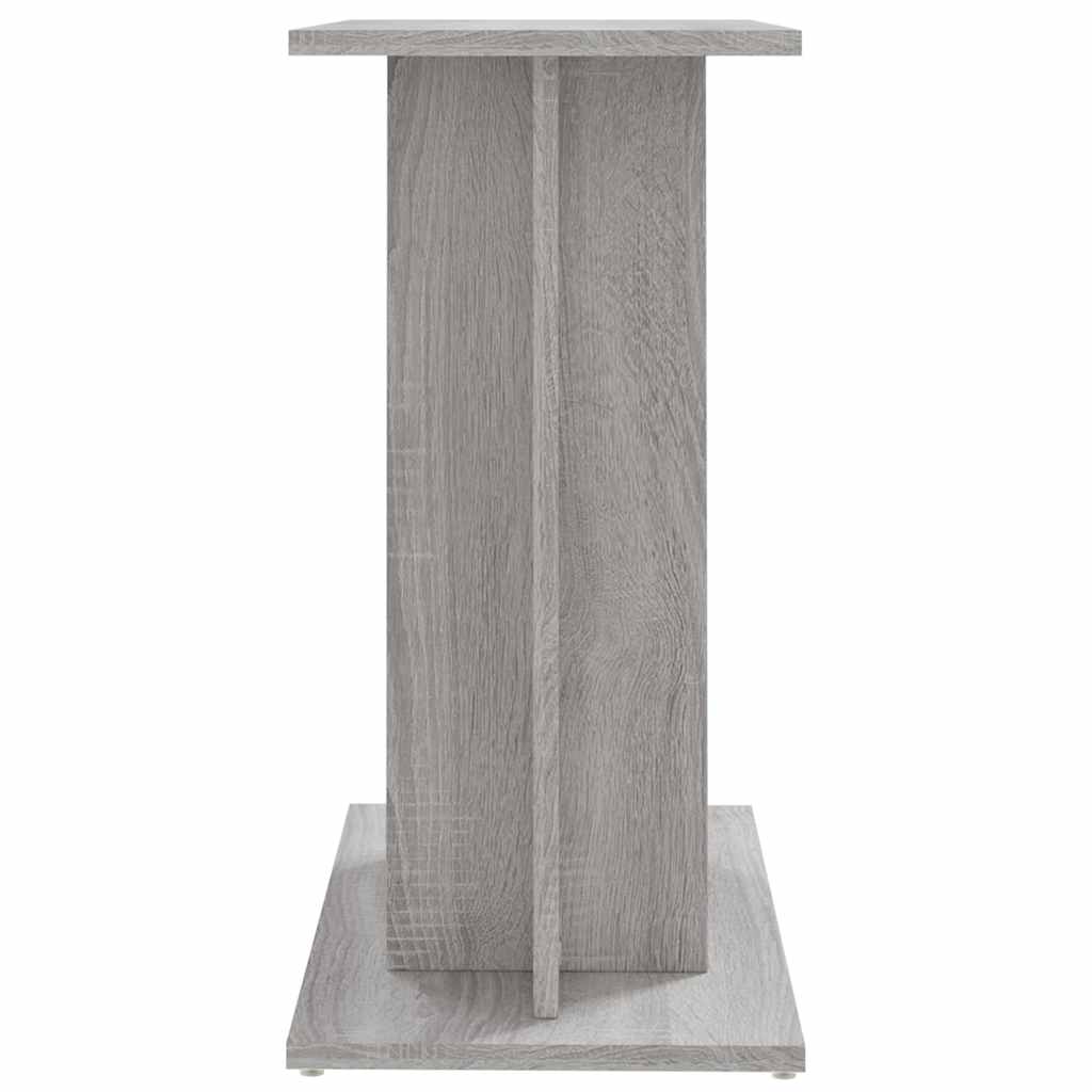 Aquariumständer Grau Sonoma 60 x 30 x 60 cm Holzwerkstoff