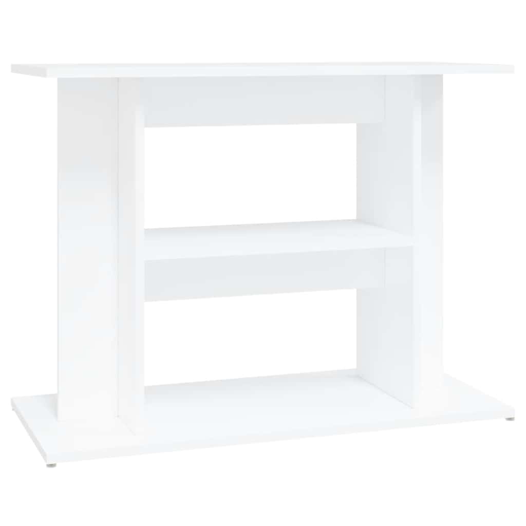 Aquariumständer Weiß 80x35x60 cm Holzwerkstoff