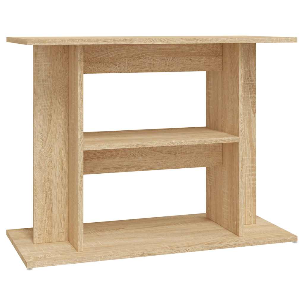 Aquariumständer Sonoma-Eiche 80x35x60 cm Holzwerkstoff