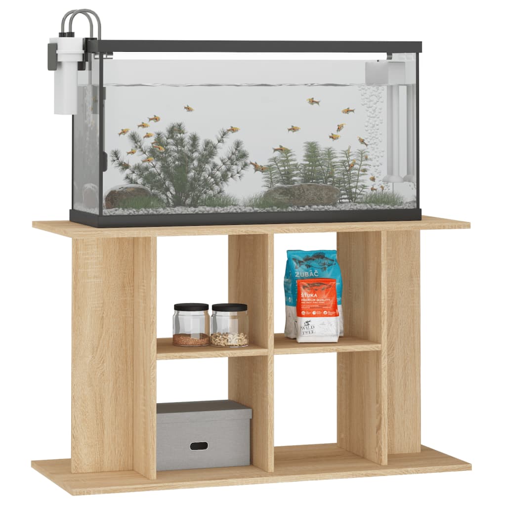 Aquariumständer Sonoma-Eiche 100 x 40 x 60 cm Holzwerkstoff