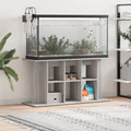 Aquariumständer Grau Sonoma 120x40x60 cm Holzwerkstoff