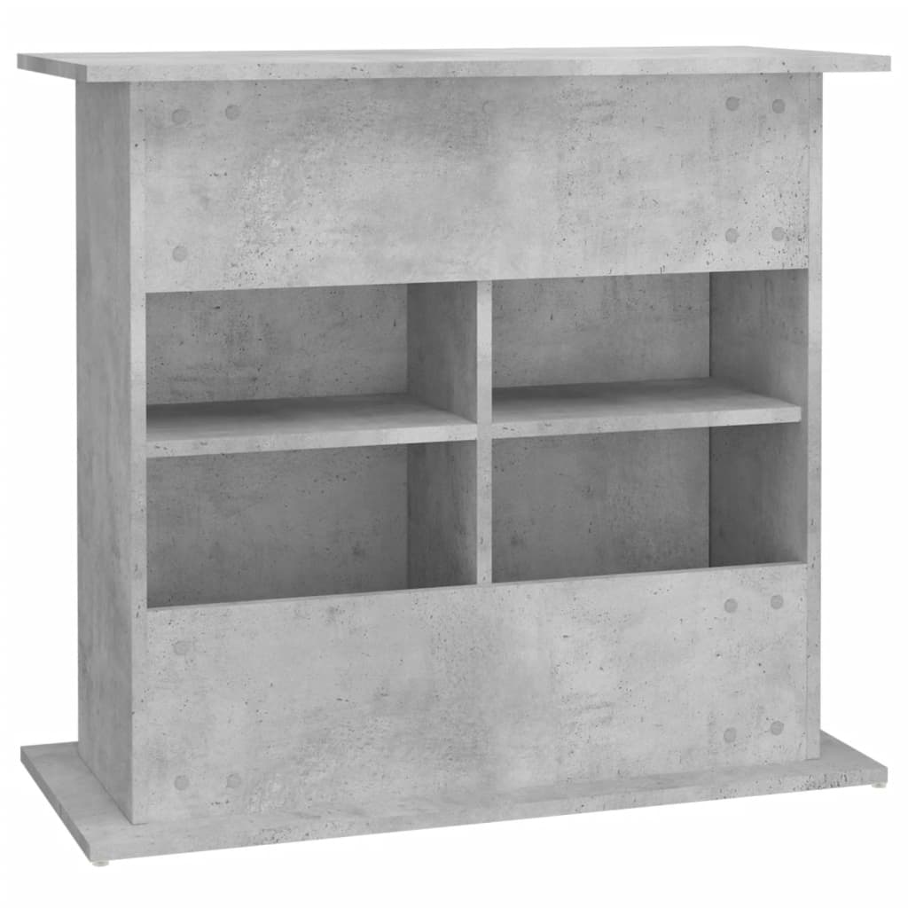 Aquariumständer Betongrau 81 x 36 x 73 cm Holzwerkstoff