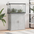 Aquariumständer Betongrau 81 x 36 x 73 cm Holzwerkstoff
