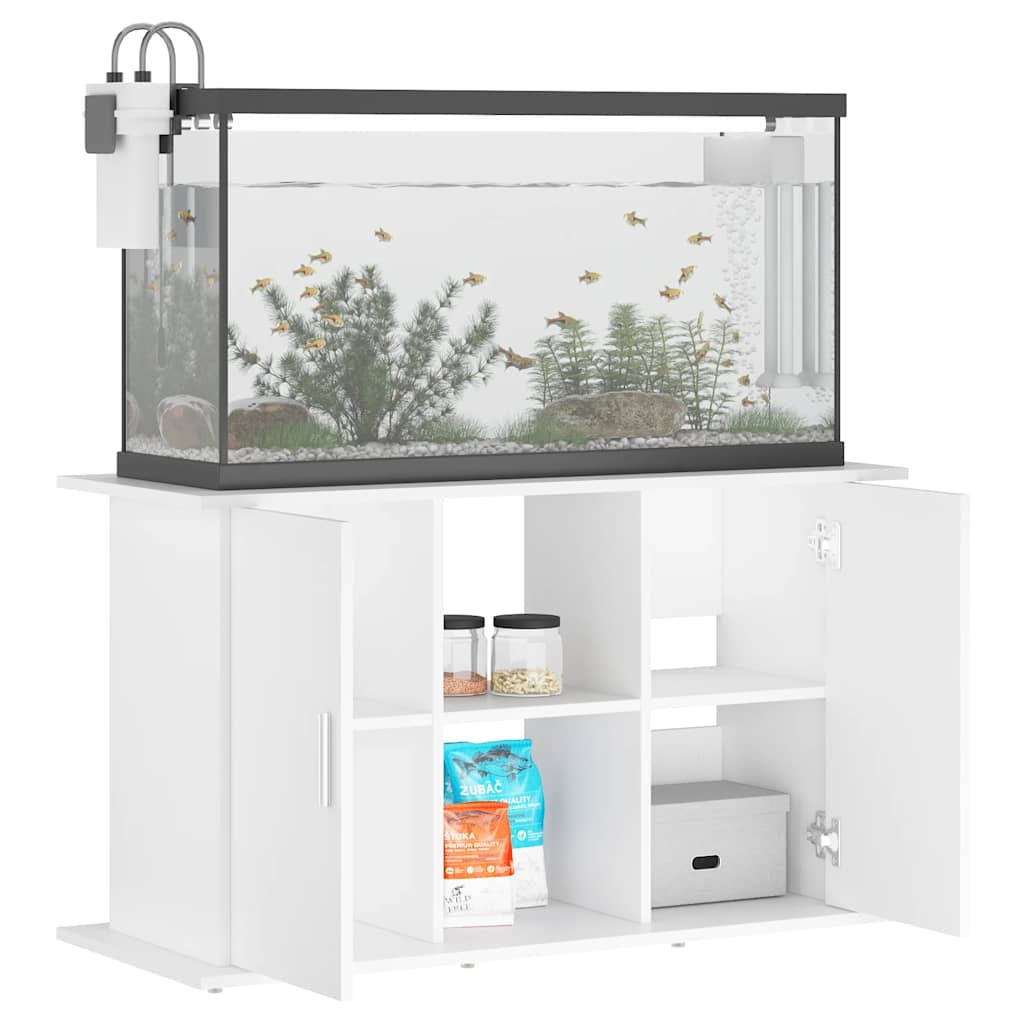 Aquariumständer Weiß 101x41x58 cm Holzwerkstoff