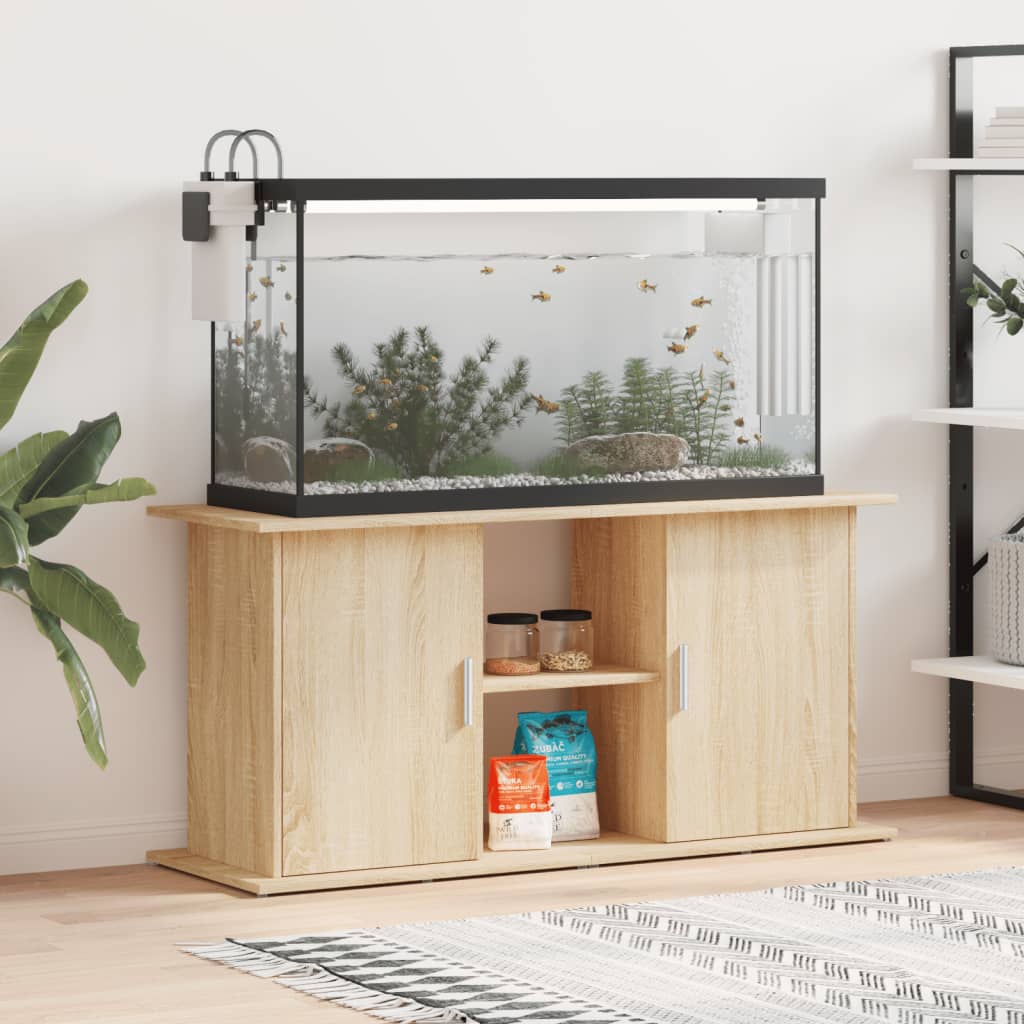 Aquariumständer Sonoma-Eiche 121 x 41 x 58 cm Holzwerkstoff