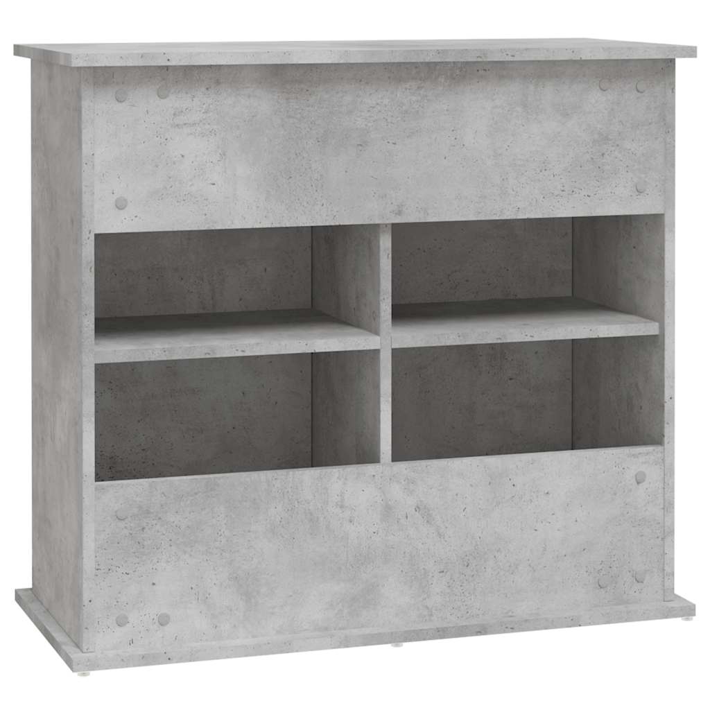 Aquariumständer Betongrau 81 x 36 x 73 cm Holzwerkstoff