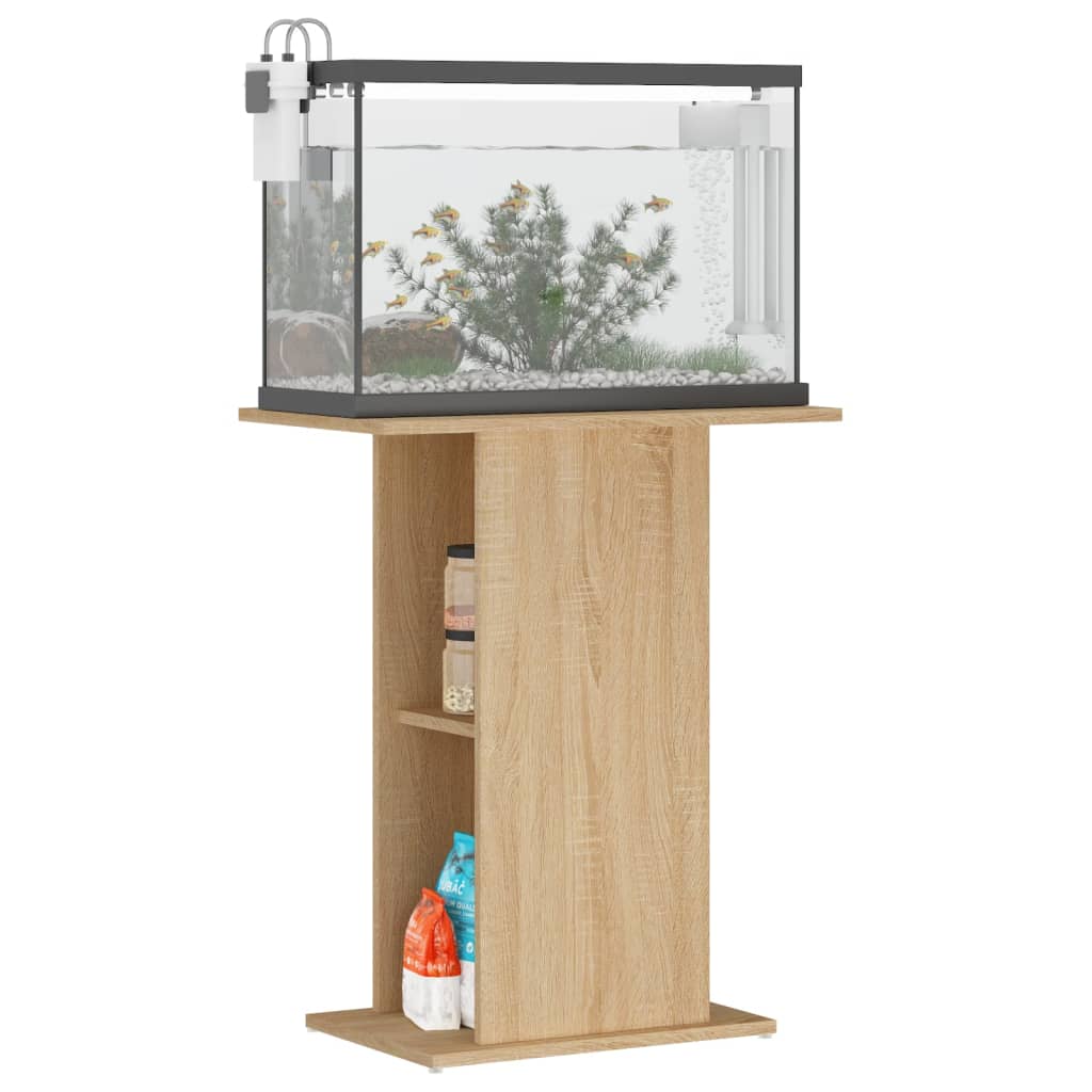 Aquariumständer Sonoma-Eiche 60,5 x 36 x 72,5 cm Holzwerkstoff
