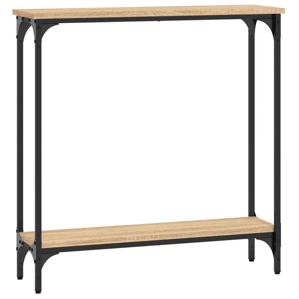 Konsolentisch Sonoma-Eiche 75 x 22,5 x 75 cm Holzwerkstoff