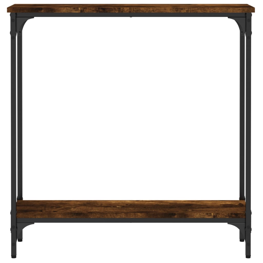 Konsolentisch Räuchereiche 75x22,5x75 cm Holzwerkstoff