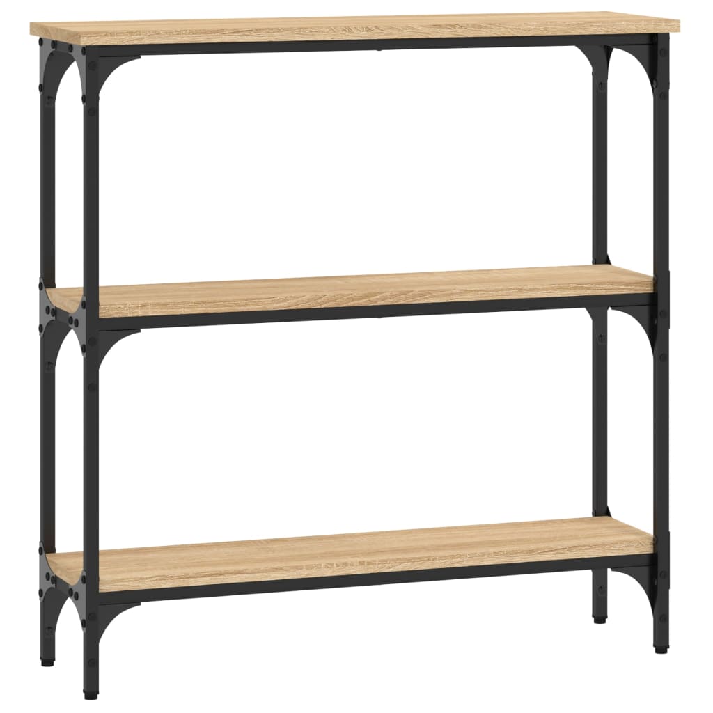Konsolentisch Sonoma-Eiche 75 x 22,5 x 75 cm Holzwerkstoff