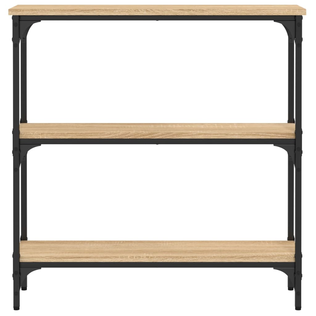 Konsolentisch Sonoma-Eiche 75 x 22,5 x 75 cm Holzwerkstoff