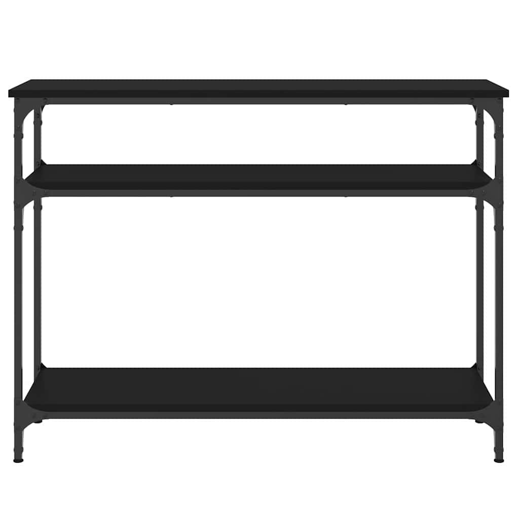 Konsolentisch Schwarz 100x29x75 cm Holzwerkstoff