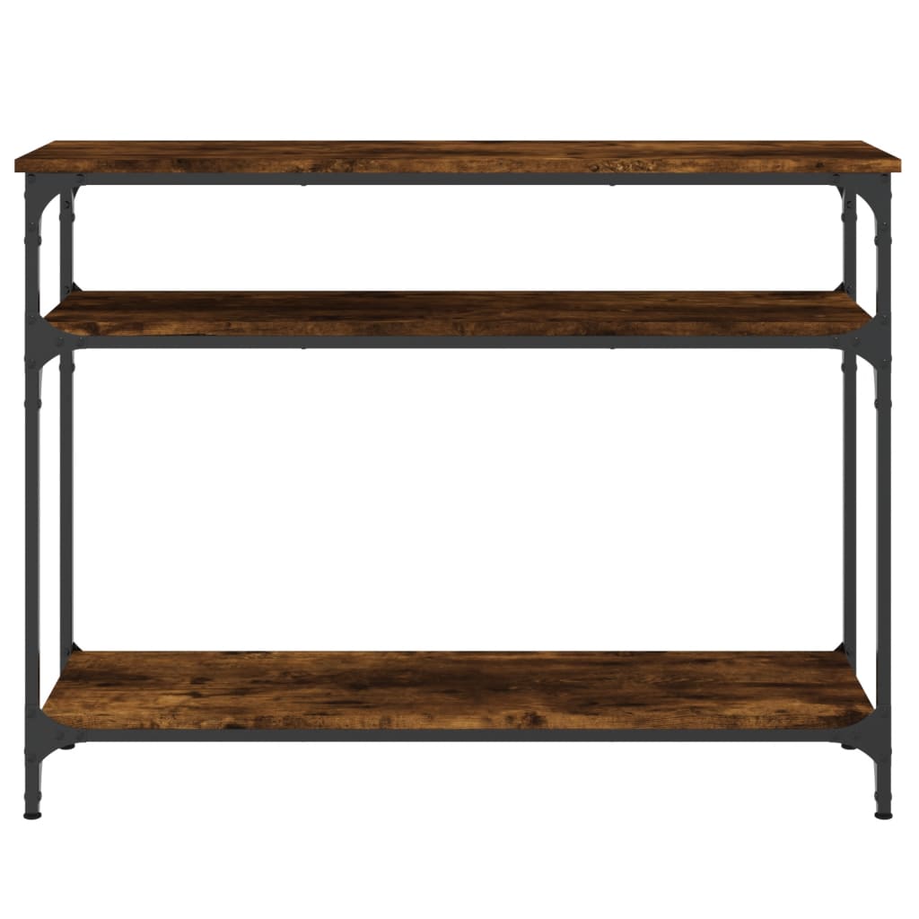 Konsolentisch Räuchereiche 100x29x75 cm Holzwerkstoff