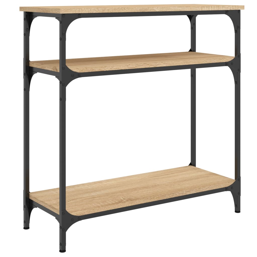 Konsolentisch Sonoma-Eiche 75x29x75 cm Holzwerkstoff