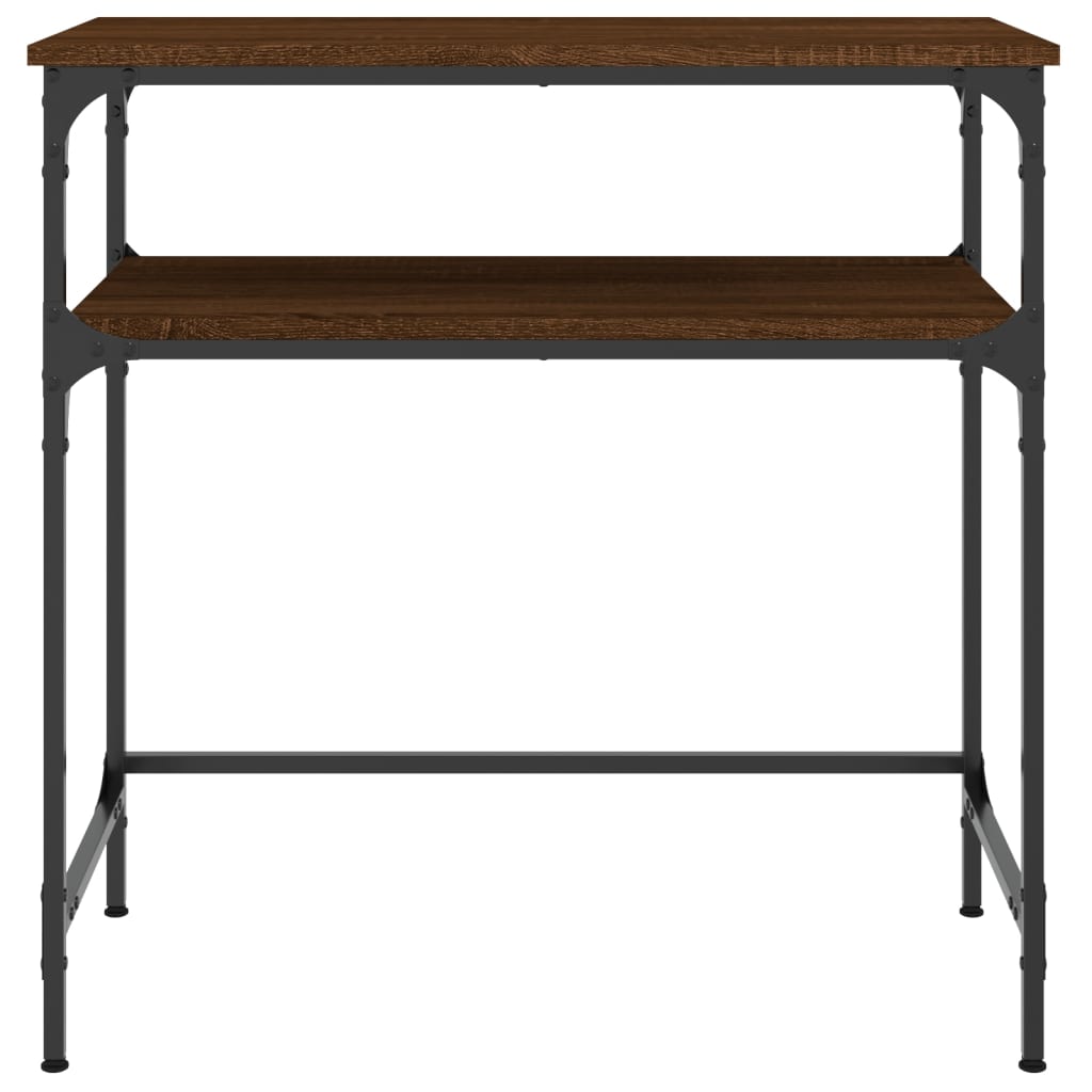 Konsolentisch Braun Eichen-Optik 75x35,5x75 cm Holzwerkstoff