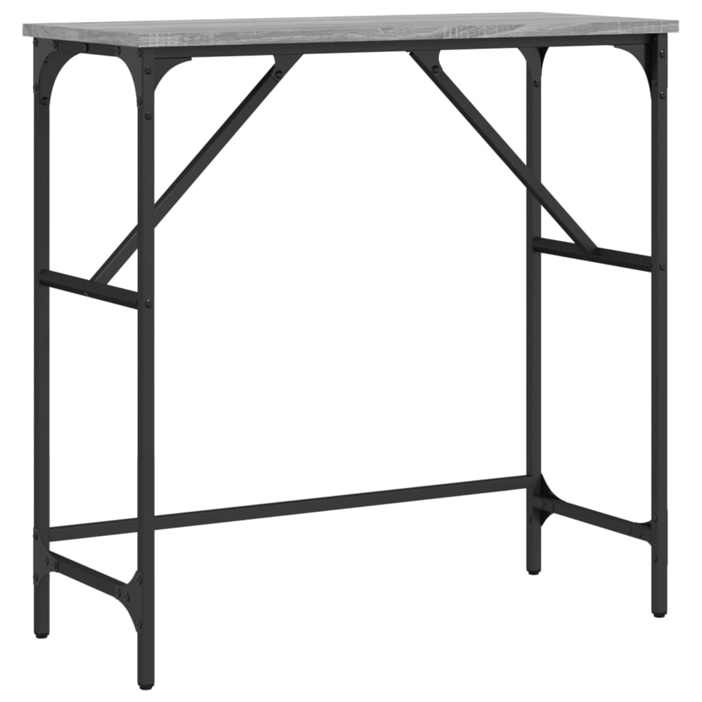Konsolentisch Grau Sonoma 75x32x75 cm Holzwerkstoff