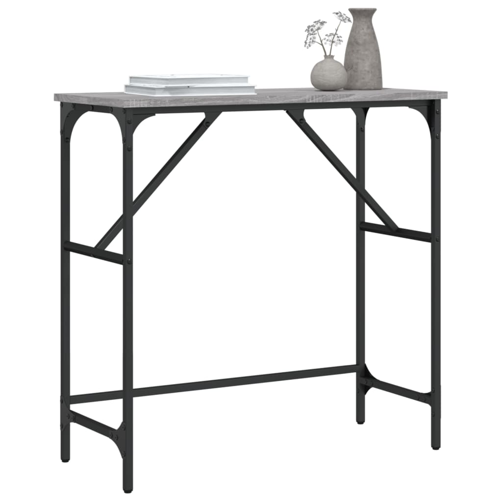 Konsolentisch Grau Sonoma 75x32x75 cm Holzwerkstoff