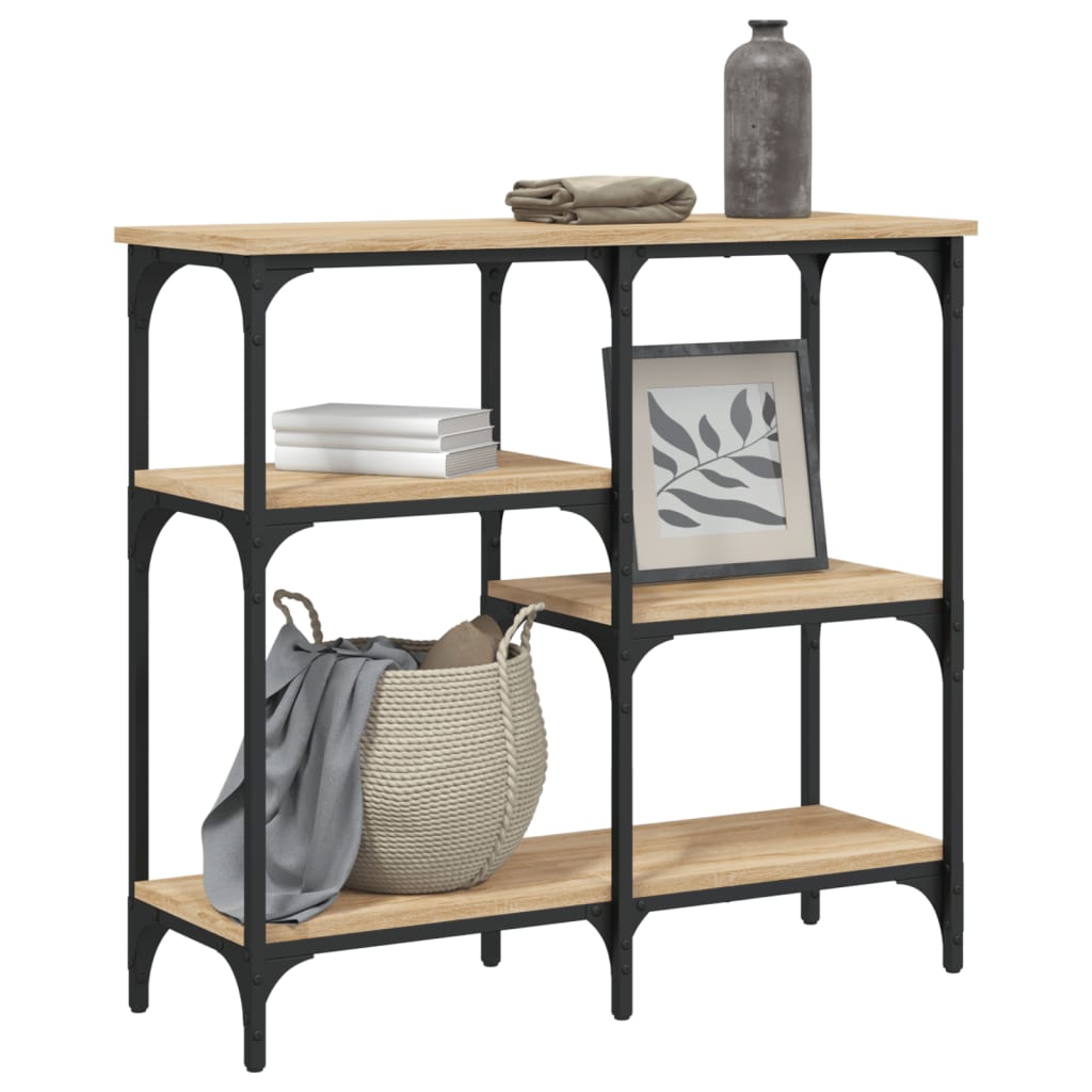 Konsolentisch Sonoma-Eiche 80 x 29 x 75 cm Holzwerkstoff