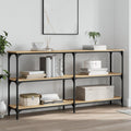 Konsolentisch Sonoma-Eiche 150x29x75 cm Holzwerkstoff
