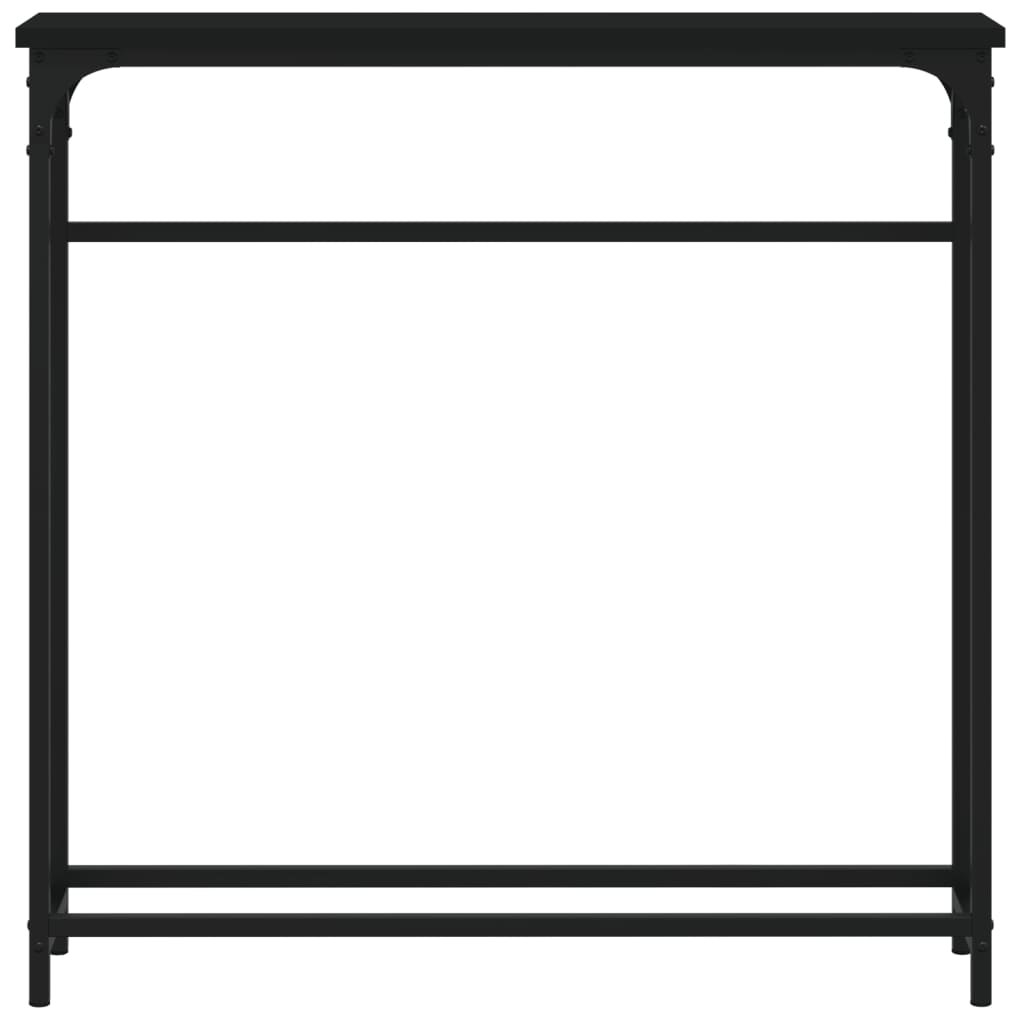 Konsolentisch Schwarz 75x19,5x75 cm Holzwerkstoff
